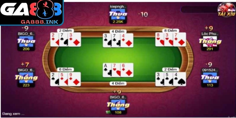 Quy trình chia bài và công bố kết quả minh bạch