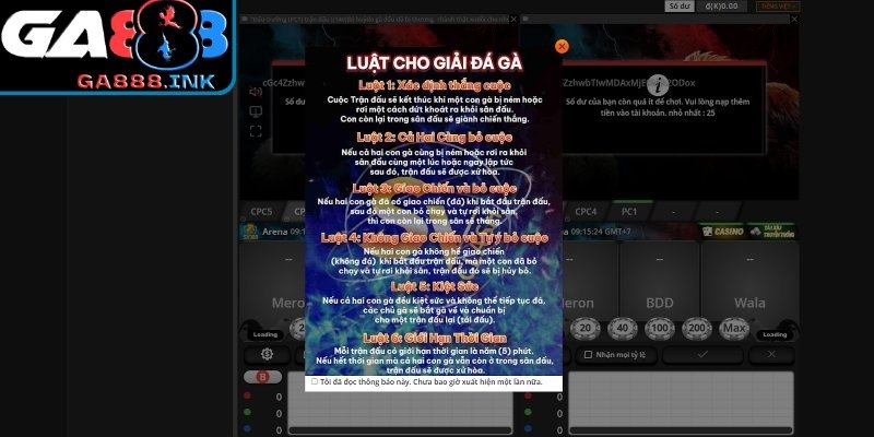 Bảng kèo đá gà online cập nhật theo thời gian thực