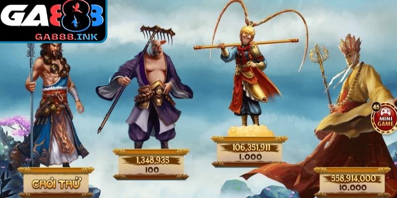 Biểu tượng đặc biệt quyết định mức trả thưởng tại Nổ hũ tây du ký