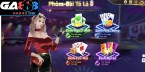 Giao diện bàn Tá lả trực tuyến tại GA888